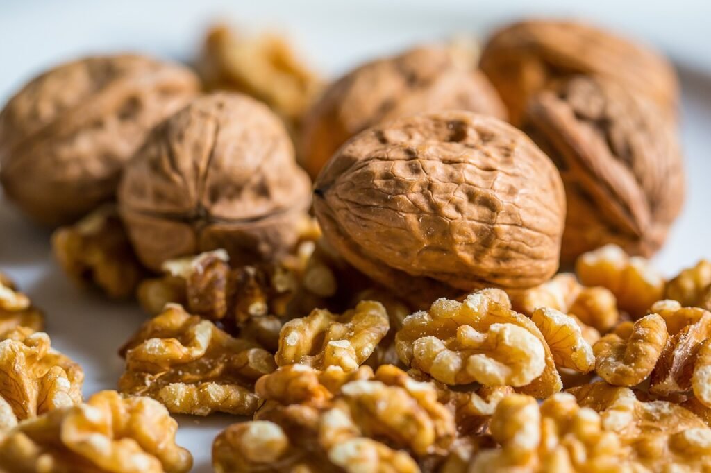 walnut, nut, walnuts